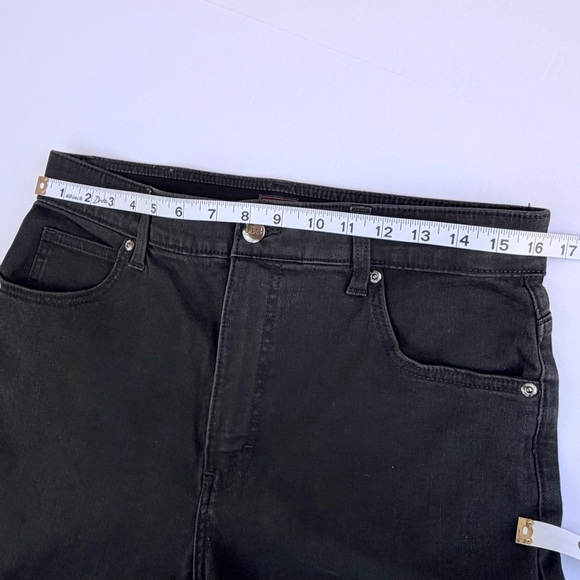 Woman’s Lee Brand Black Denim Jeans Size 14M - Picture 5 of 6